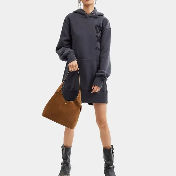 COACH Brooklyn 28 Suede Hobo Bag - Picture 5 of 6